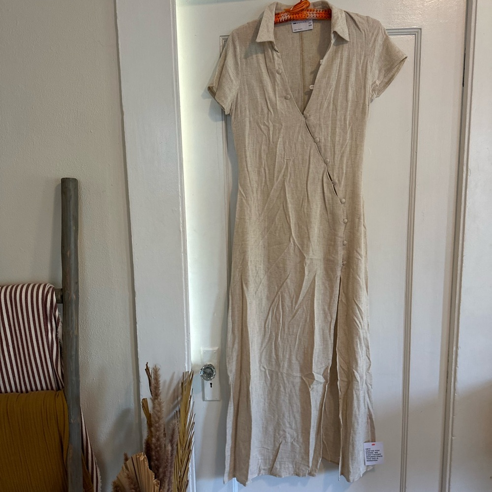 ASOS Button-Down Linen Dress